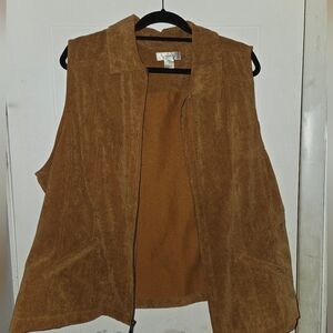 Brown Suede Vest